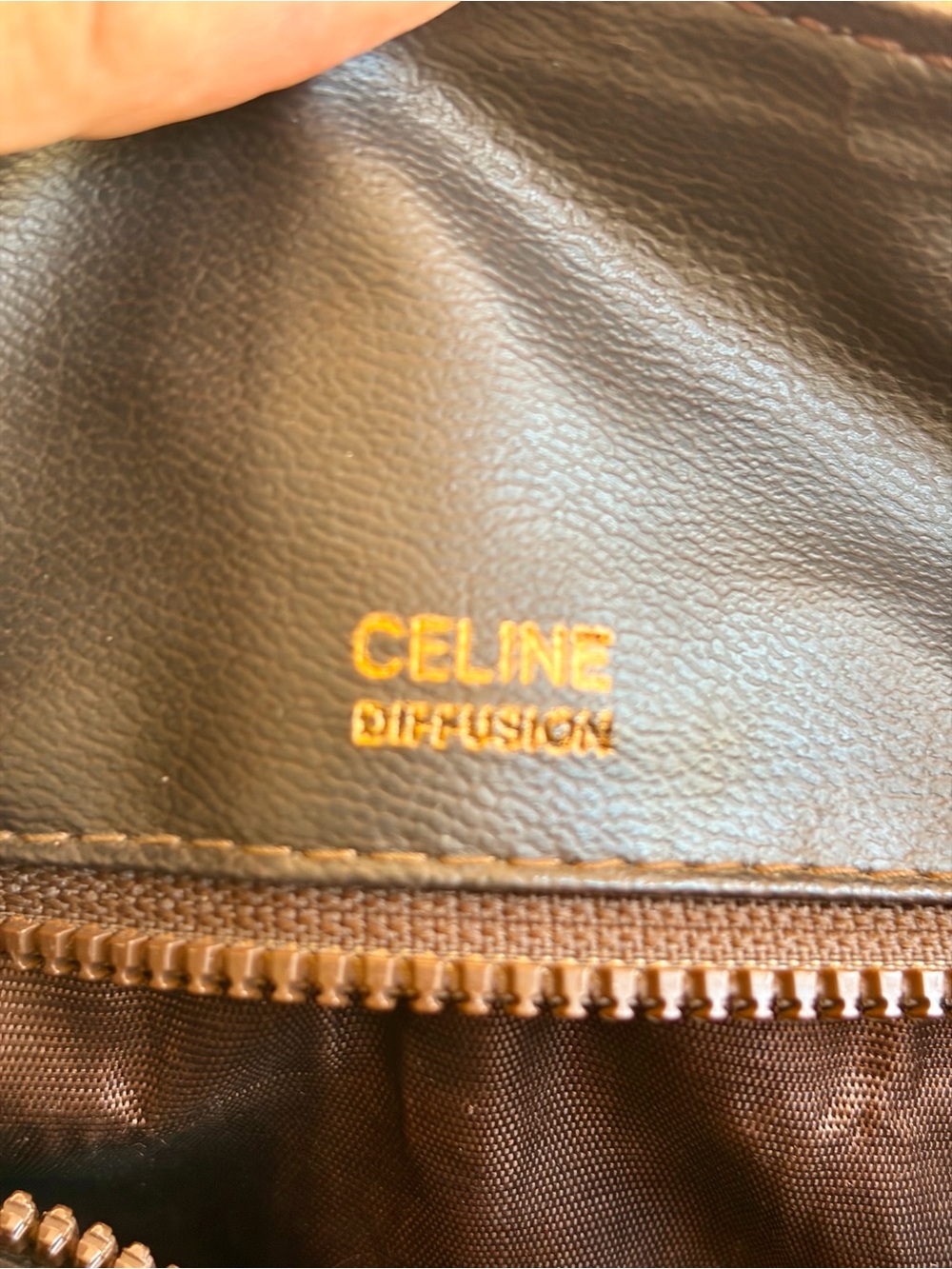 Authentic Celine Paris Diffusion Vintage Satchel Boston Bag Italy - Picture 9 of 15